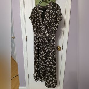 Talbots Silk Floral Dress